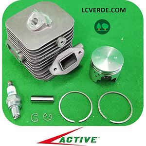 Kit Cilindro Pistone Motosega Active 39.39 40.40 Ibea 3900 4000 ricambi LCVERDE.com 36148