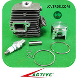 Kit Cilindro Pistone Motosega Active 39.39 40.40 Ibea 3900 4000 ricambio LCVERDE.com 36148