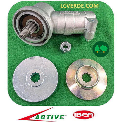 Kit Coppia Conica Testina Decespugliatore Active 4.5 5.5 6.5 Ibea 45 55 65 ricambio LCVERDE.com