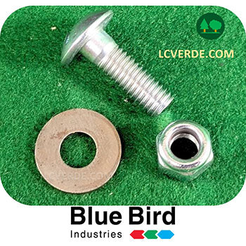 Kit Perno Dado Rondella per Lama Tagliasiepe Blue Bird HT HTK ricambi LCVERDE.com A040-002009
