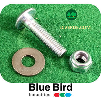 Kit Perno Dado Rondella per Lama Tagliasiepe Blue Bird HT HTK ricambi LCVERDE.com G040-005000