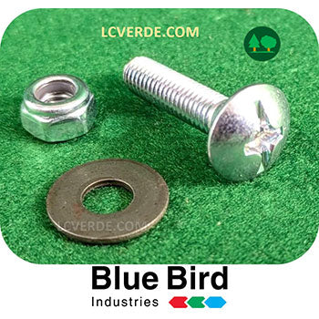 Kit Perno Dado Rondella per Lama Tagliasiepe Blue Bird HT HTK ricambio LCVERDE.com G040-005000