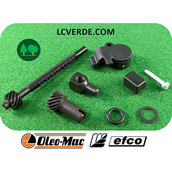 Kit Registrazione Tendicatena Motosega OleoMac 947 952 GS520 Efco 147 152 MT5200 ricambio LCVERDE.com