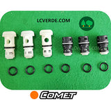 Kit Valvola Aspirazione Mandata Idropulitrice Comet KT KL X Star Static ricambi LCVERDE.com 5025002600 spare part