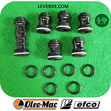 Kit Valvole Aspirazione Mandata Idropulitrice Oleo Mac PW155 Efco IP1550 ricambi LCVERDE.com CH50260257