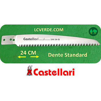 Lama Segaccio 24 cm Castellari 24G ricambio LCVERDE.com pota potatura bushcrafter outdoor forestale agricoltura giardinaggio forestale fai da te