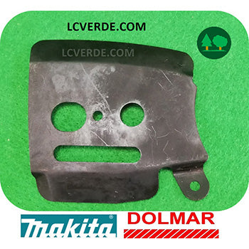 Lamierino Protezione Carter Copri Catena Motosega Makita EA3100 EA3110 Dolamr PS310 PS311 ricambi LCVERDE.com 285532 Lamiera