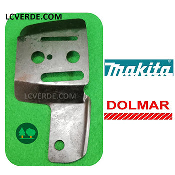 Lamierino Protezione Carter Motore Motosega Makita EA3100 EA3110 Dolmar PS310 PS311 ricambi LCVERDE.com 285531 Lamiera