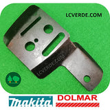 Lamierino Protezione Carter Motore Motosega Makita EA3100 EA3110 Dolmar PS310 PS311 ricambi LCVERDE.com 285531 Lamiera spare part