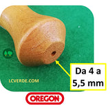 Manico Oregon in Legno per Affilatura Catena Motosega per Lima Tonda e Piatta accessorio LCVERDE.com 534370