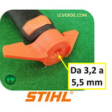 Manico Stihl FH1 in Plastica per Affilatura Catena Motosega per Lima Tonda con Angoli di 30 e 35 accessorio LCVERDE.com 00008814502