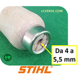 Manico Stihl in Legno per Affilatura Catena Motosega con Lima Tonda Piatta Trinagolare Esagonale accesorio LCVERDE.com 08114907860