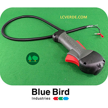 Manopola Completa Acceleratore Interruttore Filo Cavi Impugnatura Manubrio Doppia Decespugliatore BlueBird Kawasaki Honda ricambi LCVERDE.com 727830