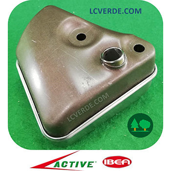Marmitta Catalitica Silenziatore Motosega Active 39.39 40.40 Ibea 3900 4000 ricambi LCVERDE.com 36492 spare part