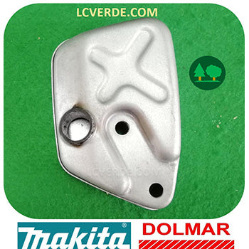 Marmitta Motosega Makita EA3100 EA3110 Dolmar PS310 PS311 ricambi LCVERDE.com 276332