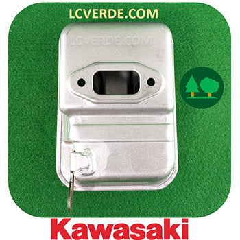 Marmitta Silenziatore Motore Decespugliatore Kawasaki TJ53E ricambi LCVERDE.com 49069-2454