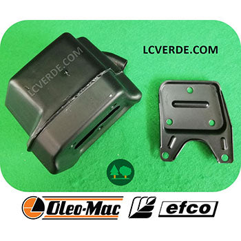 Marmitta Silenziatore Motosega OleoMac 956 962 Efco 156 162 ricambi LCVERDE.com spare parts