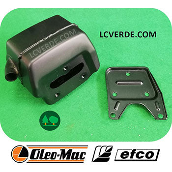 Marmitta Silenziatore Motosega OleoMac 956 962 Efco 156 162 ricambi LCVERDE.com