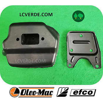 Marmitta Silenziatore Motosega OleoMac 956 962 Efco 156 162 ricambi LCVERDE.com spare part