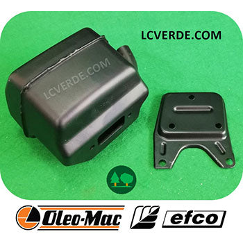 Marmitta Silenziatore Motosega OleoMac 956 962 Efco 156 162 ricambio LCVERDE.com spare part