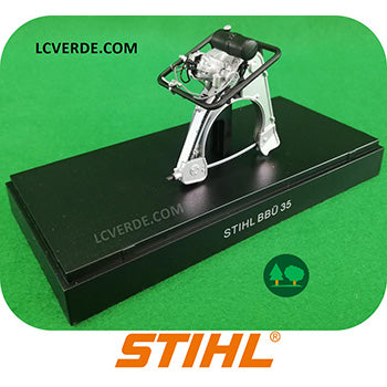 Modellino Collezione Stihl Motosega Epoca Vintage BBU accessori gadget LCVERDE.com Shuco Modellismo Idea Regalo