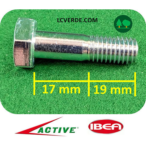 Perno Bullone Vite Rondella Dado per Coltello Trincia Active Ibea ricambi LCVERDE.com Trinciaerba Trinciasarmenti