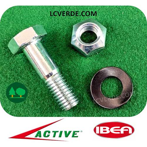 Perno Bullone Vite Rondella Dado per Coltello Trincia Active Ibea ricambio LCVERDE.com trinciasarmenti