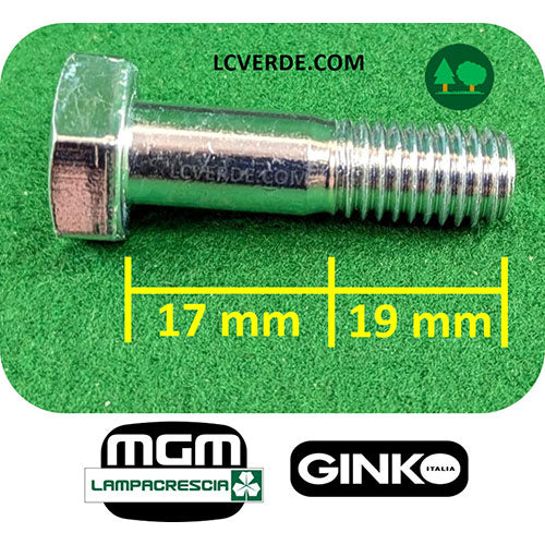 Perno Bullone Vite Rondella Dado per Coltello Trincia MGM Lampacrescia Ginko ricambi LCVERDE.com