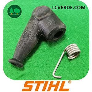 Pipetta Molla Gancio Candela Motosega Decespugliatore Soffiatore Stihl ricambi LCVERE.com 00004051005