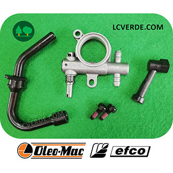 Pompa Olio Lubrificazione Catena Motosega OleoMac GSTH240 Efco MTTH2400 ricambi LCVERDE.com 50350180