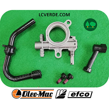Pompa Olio Lubrificazione Catena Motosega OleoMac GSTH240 Efco MTTH2400 ricambi LCVERDE.com 50350180 spare part