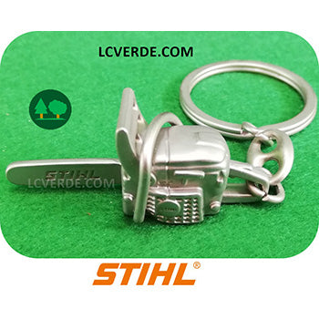 Portachiavi Metallo Motosega Stihl accessori LCVERDE.com 04209600008 porta chiavi