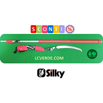 Potatore Manuale Segaccio Seghetto Asta Telescopica Fissa Potatura Albero Frutta Frutteto Oliveto Pini Abeti Quercia Silky Forester 4500 LCVERDE.com KSI027345