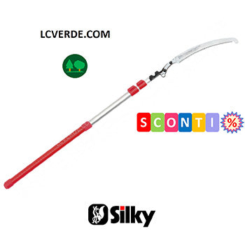 Potatore Manuale Segaccio Seghetto Asta Telescopica Fissa Potatura Albero Frutta Frutteto Oliveto Ornamentali Silky Forester 4500 LCVERDE.com KSI027345