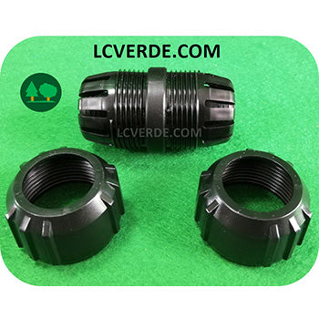 Raccordo Giunto Giunzione Manicotto Riparatore Tubo Acqua Giardinaggio Giardino Irrigazione 1/2" 5/8" 3/4" 12 15 19 mm Idropulitrice accessori LCVERDE.com