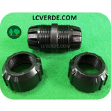 Raccordo Giunto Giunzione Manicotto Riparatore Tubo Acqua Giardinaggio Giardino Irrigazione 1/2" 5/8" 3/4" 12 15 19 mm Idropulitrice accessori LCVERDE.com