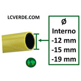 Raccordo Giunto Giunzione Riparatore Tubo Acqua Giardinaggio Giardino Irrigazione  12 15 19 mm Idropulitrice accessori LCVERDE.com
