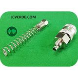 Raccordo Giunto Universale Femmina con Molla Tubo Aria Compressa 8 x 10 mm Compressore ricambio LCVERDE.com raccorderia