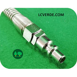 Raccordo Innesto Italia Maschio con Molla Tubo Aria Compressa 6 x 8 mm Compressore Abbacchiatore ricambio LCVERDE.com raccorderia