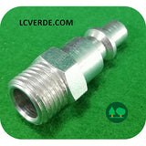 Raccordo Innesto Maschio 1.4 Aria Compressa Pneumatica Compressore ricambi LCVERDE.com raccorderia pneumatica