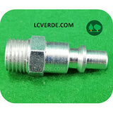 Raccordo Innesto Maschio 1.4 Aria Compressa Pneumatica Compressore ricambio LCVERDE.com raccorderia