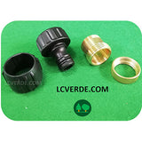Raccordo Rapido Filettato Rubinetti Speciale Cucina Bagna Tubo Acqua Giardinaggio Giardino Irrigazione Idropulitrice accessori LCVERDE.com