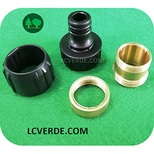 Raccordo Rapido Filettato Rubinetto Speciale Cucina Bagna Tubo Acqua Giardinaggio Giardino Irrigazione Idropulitrice accessori LCVERDE.com