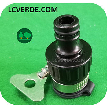 Raccordo Rapido Presa Rubinetti Lisci Tubo Acqua Giardinaggio Giardino Irrigazione Idropulitrice accessori LCVERDE.com