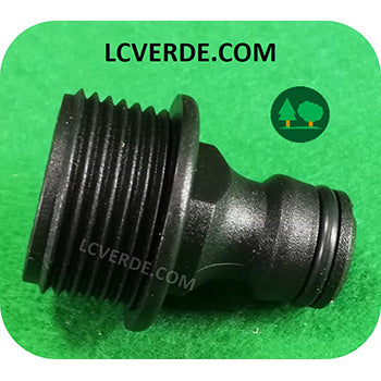 Raccordo Rapido Presa Rubinetto Filettato 3/4" Maschio Tubo Acqua Giardinaggio Giardino Irrigazione Idropulitrice accessori LCVERDE.com