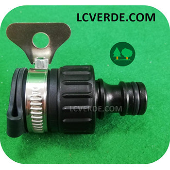 Raccordo Rapido Presa Rubinetto Liscio Tubo Acqua Giardinaggio Giardino Irrigazione Idropulitrice accessori LCVERDE.com