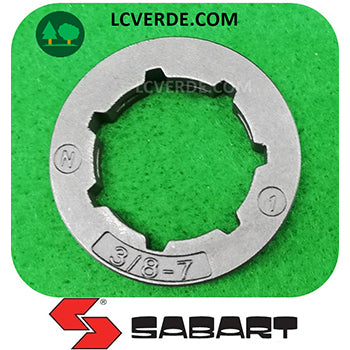 Sabart Campana Anello 7 denti Passo 3-8 Grande Motosega ricambi LCVERDE.com R370431
