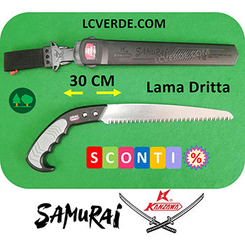 Segaccio Seghetto Samurai Kanzawa 30 cm potatura pota piante alberi frutto giardinaggio agricoltura camping bushcraft arboricoltura outdoor forestale LCVERDE.com SR300LH