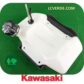 Serbatoio Miscela + Supporto + Tappo Motore Kawasaki TJ53 Decespugliatore ricambi LCVERDE.com 51001-2343