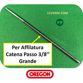 Set 3 pz Lima Tonda Tondino Oregon Affilatura Manuale Catena Motosega diametro 5,5 mm Passo 3.8 grande accessorio LCVERDE.com